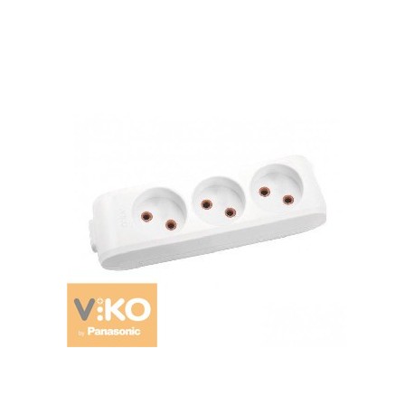 Колодка 3 гнезда ViKo Multi-let