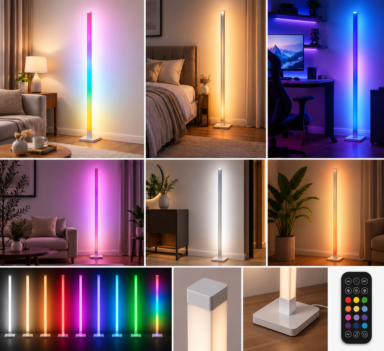 Напольный торшер RGB