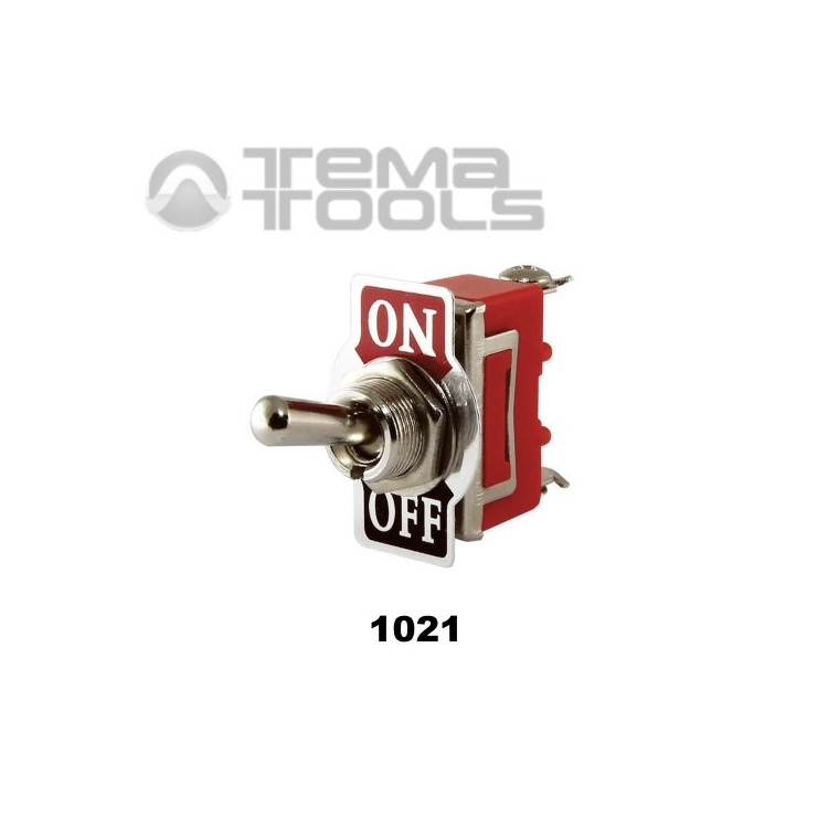 T 1021, тумблер 2п/2к, 250В 10А