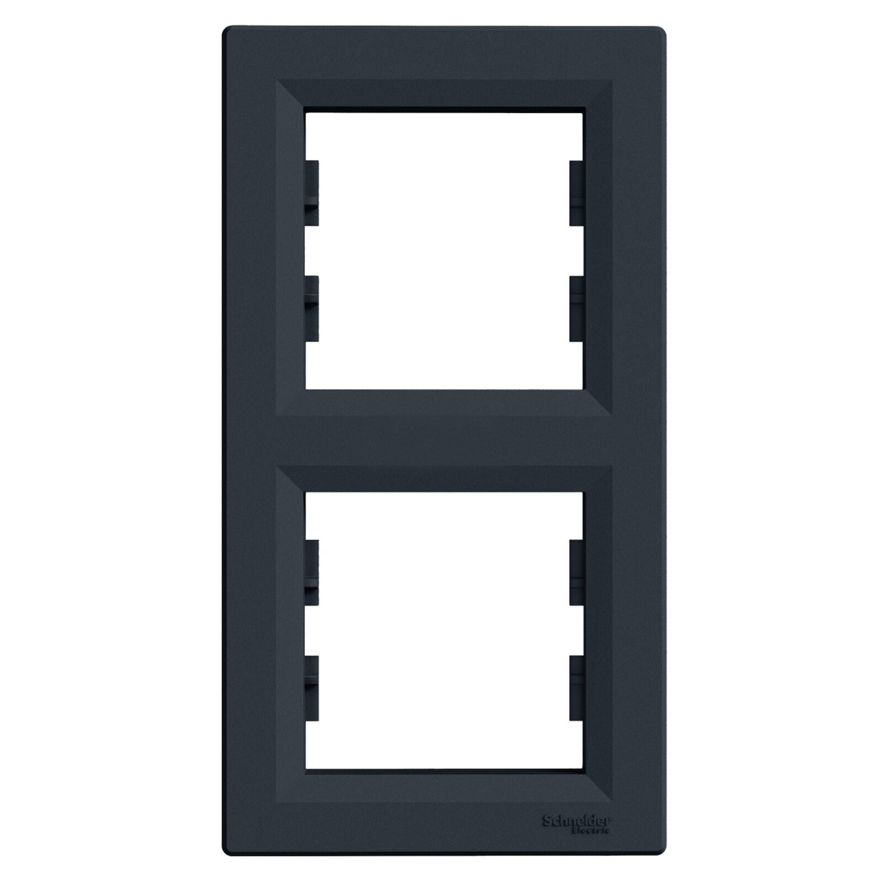 Рамка 2м вертикальная антрацит ASFORA