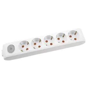 Колодка 5 гнезд с з/к+ кнопка ViKo Multi-let
