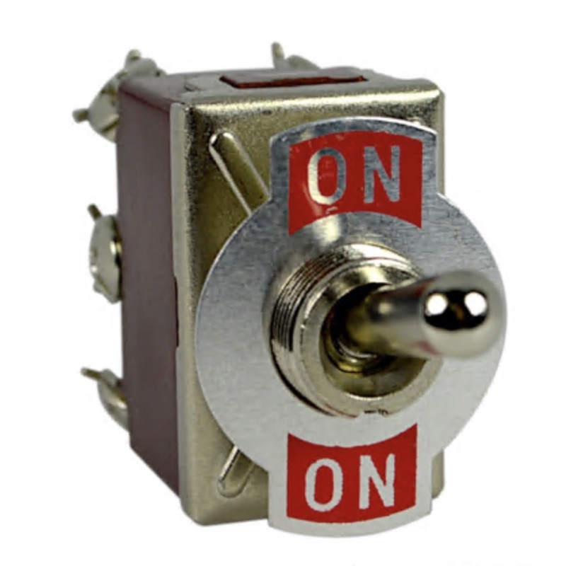 Тумблер Lemanso LSW25 6pin+винты 2полож с фикс