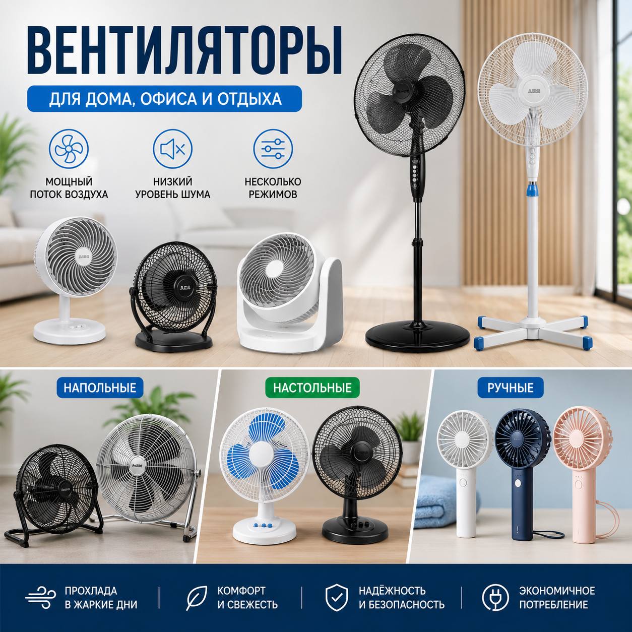 Вентиляторы и вытяжки
