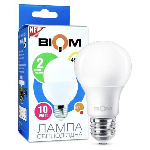 LED лампа BIOM A60 10W E27 4500K
