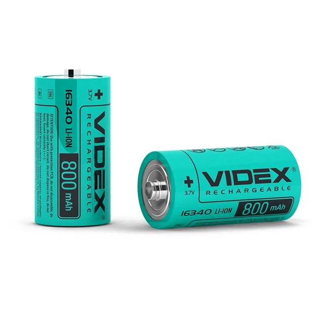 Videx 16340 800mAh без защиты