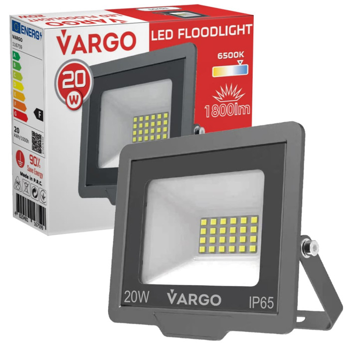 Прожектор VARGO 20W 220V 4500lm 1800K NOVA