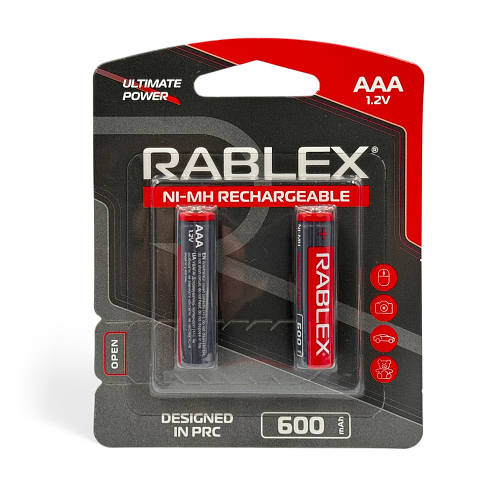 Аккумуляторная батарея Rablex 1.2V AAА 600mA