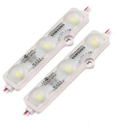 LED Модуль Vargo 5730 12V 1,5W 140Lm белый IP67 60*15*8мм
