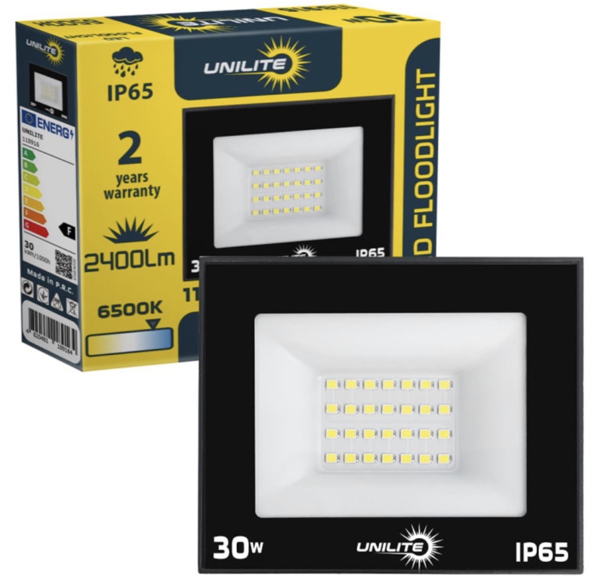 Прожектор UNILITE 30W Global 6500 2400Lm IP65