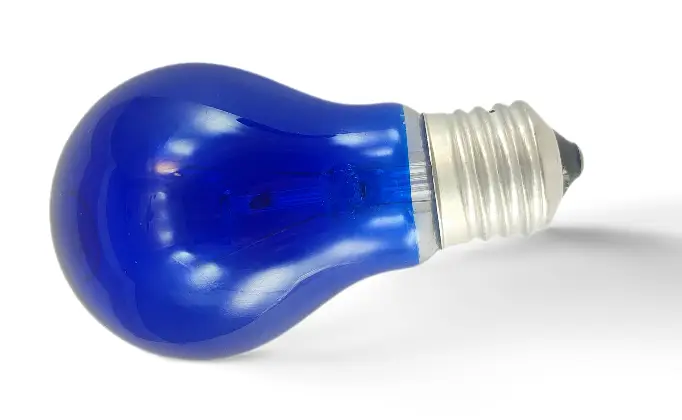 Лампа Е27 синяя (медиц.) 60W