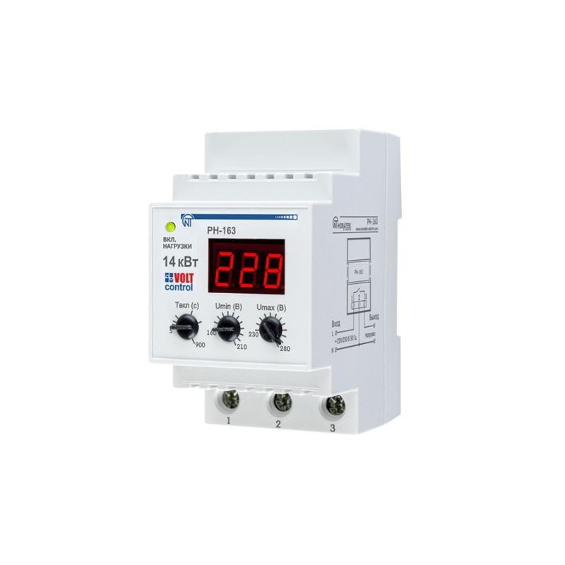 Реле напряжения PH-163 Volt Control 63A