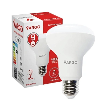 LED лампа Vargo R63 9W E27 4000K