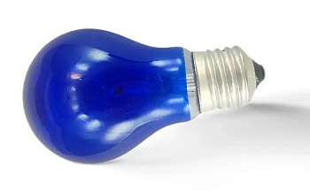 Лампа Е27 синяя (медиц.) 60W